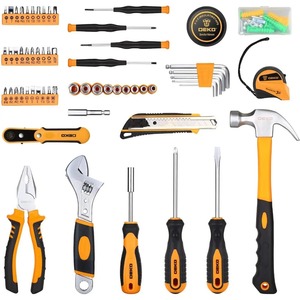 Juego de Herramientas para Reparaciones del Hogar de 100 Piezas, Kit de Herramientas Manuales Generales para el Hogar con Caja de Almacenamiento de Plástico - Product Image 4