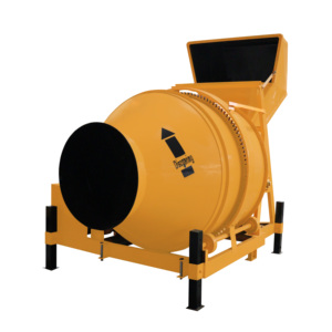 Diesel-Electric Hybrid Concrete Mixer | 16-18 m³/H High Output 25HP Drum Mixer for Industrial Construction - Product Image 3