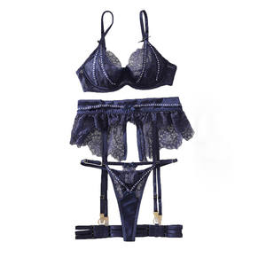 Nuovi Prodotti 2025: <span class=keywords><strong>Completo</strong></span> Intimo Femminile <span class=keywords><strong>Sexy</strong></span> con Paillettes e Pizzo, Lingerie Seducente - Product Image 6