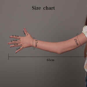 Guantes de silicona de 65cm para travestis, cosplayer, Drag Queen, Actor - Product Image 3