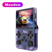 Console de Jeu Portable S R36S 64Go 10000+ Jeux Rétro Écran 3,5 Pouces Console de Jeu Vidéo Portable