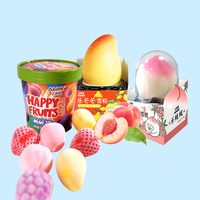 Abink 3D Happy Series Nieuw Ontwerp High-End Zachte IJsjes in Happy Fruits Verpakkingen met Suikeraroma's