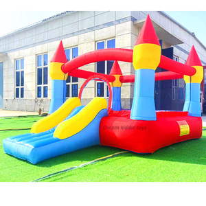 Brillante multicolor Oxford Uso en el hogar Castillo de rebote inflable Casa de gorila inflable con tobogán - Product Image 1