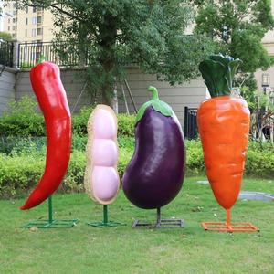 Événements alimentaires Thème Ornements Géant Fibre de Verre Banane Raisin Grenade Cerise Props Résine <span class=keywords><strong>Dragon</strong></span> Fruit Statue - Product Image 6