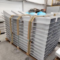 Profilé en aluminium anodisé de qualité marine, pliage CNC, cadre de pare-brise incurvé pour yacht
