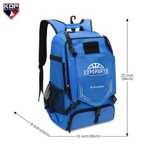 <span class=keywords><strong>Sac</strong></span> à <span class=keywords><strong>dos</strong></span> de sport en polyester bleu roi personnalisé avec logo d'équipe et motif lettres pour basketball, football et volleyball - Product Image 2