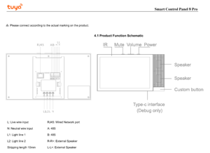 TYSH pengontrol rumah pintar WiFi, kontrol Flip Panel kontrol layar sentuh peredup saklar <span class=keywords><strong>Android</strong></span> multi-suasana otomatis - Product Image 2