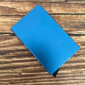 Tùy chỉnh laser logo chủ thẻ tín dụng trường hợp Wallet nhôm RFID chặn Auto Pop Up thẻ trường hợp - Product Image 3