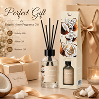 OEM ODM 100ML Rietdiffuser Set, Aangepaste Geur Olie met Rietenstokjes voor Importeurs en Cadeauhandelaren