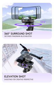 Ai C22 Gimbal Stabilizer 360 Tự Động Mặt Theo Dõi Ảnh Tự Sướng Stick Điện Thoại Chủ Với Điều Khiển Từ Xa Có Thể Gập Lại Vlog Bằng Chân Máy - Product Image 2