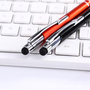 17 جرام جودة عالية الألومنيوم قلم حبر جاف اللمس الترويج الإعلان الطباعة ملهمة أوم مخصص المعادن الأزرق/الأسود الحبر الشعار - Product Image 4