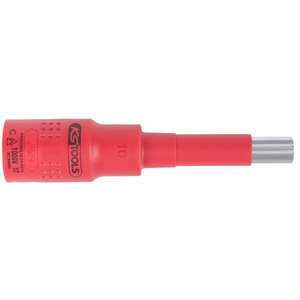KS TOOLS - 118.3894 3/8'' insulated <b>bit</b> socket for <b>spline</b> - EAN 4042146696460 INSULATED SOCKET WRENCHES - Product Image 1