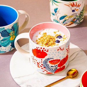 Taza <span class=keywords><strong>de</strong></span> Café <span class=keywords><strong>de</strong></span> <span class=keywords><strong>Porcelana</strong></span> Personalizada con Diseño Artístico, 453 ml, Gran Capacidad, Apta para Lavavajillas y Microondas, Taza Moderna para Bebidas <span class=keywords><strong>de</strong></span> Desayuno - Product Image 4