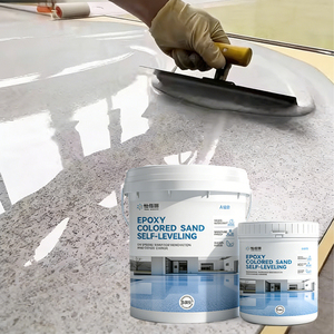 Pintura y Materiales de Revestimiento Autonivelantes de Epoxi con Arena de Color para Interiores y Exteriores, de Alto Brillo, para Uso Industrial y Doméstico - Product Image 1
