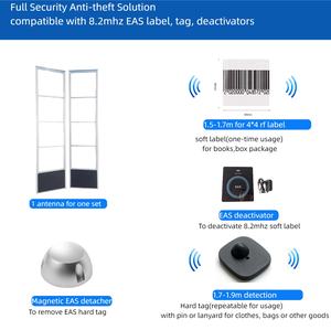 Shop <span class=keywords><strong>Security</strong></span> Guard 8,2 MHz Rf Sensor Ropa RF Sistema de alarmas antirrobo 8,2 MHz Sistema de alarma - Product Image 4