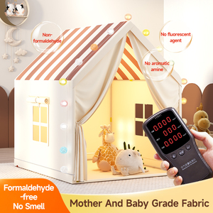 Vendite calde Princess House servizio personalizzato di grandi dimensioni Color crema per bambini sala giochi per interni letto <span class=keywords><strong>tenda</strong></span> <span class=keywords><strong>tenda</strong></span> per bambini - Product Image 6