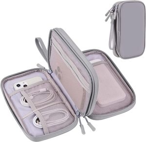 Étui de rangement pour appareils électroniques, sac de rangement pour accessoires électroniques, sac organisateur de câbles portable et étanche, échantillon gratuit - Product Image 1