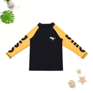 Ensemble de maillots de bain pour garçon 2026 - Maillot de bain à manches longues à imprimé de dessin animé, short de bain, <span class=keywords><strong>bonnet</strong></span> de bain - Product Image 3