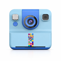 Appareil photo instantané pour enfants avec objectif rotatif, mini imprimante photo thermique, 200 DPI, écran IPS 2,4'', enregistrement photo et vidéo, à partir de 10 ans