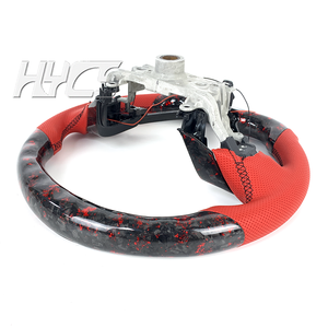 Accesorios Interiores de Coche Volante de Fibra de Carbono con LED para Honda Civic 9.ª Generación X <span class=keywords><strong>RV</strong></span> CRV U <span class=keywords><strong>RV</strong></span> 2010 -2015 - Product Image 6