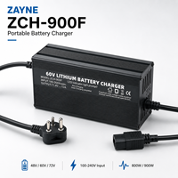 Chargeur de batterie portable LiFePO4 24S 87,6V 10A 900W, entrée 100-240V pour systèmes d'alimentation électrique 72V, fourniture en vrac CKD SKD OEM