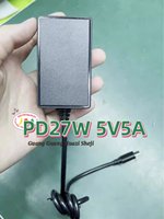Adaptador de Corriente para Raspberry Pi 5, Cargador PD27W 5.1V5A con Conector TIPO-C, Convertidor de Corriente CA/CC, Excelente Carga para Raspberry Pi 5