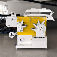 Machine d'impression flexographique JR-1241 5 couleurs pour étiquettes textiles, imprimante flexo haute vitesse pour rubans et marques de vêtements, pour étiquettes de vêtements