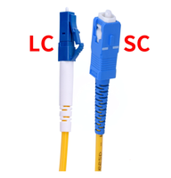 Câble de Fibre Optique Monomode DSEE LC-SC de Qualité Télécom, Flexible pour Intérieur, Câblage de Salle Informatique, 1m 3m, Cordon de Brassage Fibre Optique de Haute Qualité