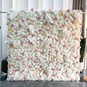 Mixed Pastel Floral <b>Wall</b> Layered <b>Flower</b> Panel Versatile For Wedding Stage Retail Store Ornament - Product Image 3