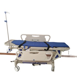 Carrito de Hospital ZYC32, Altura Ajustable, Plástico, Cuatro Ruedas, Vehículo de Transporte Médico - Product Image 2