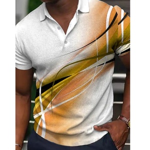 T-shirts décontractés pour hommes style streetwear en gros – T-shirts vierges 100 % polyester pour sublimation, T-shirts imprimés tendance pour l'été - Product Image 5