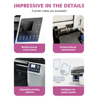 Impresora Plana UV de Inyección de Tinta A4 Compacta X-Roland I3200, Red Gigabit de Alta Velocidad 0.28-3/h, Control Automático para Regalos