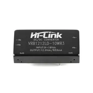 Hi-Link DC-DC Laag Vermogen Geïsoleerde Converter Ongereguleerde Voedingsmodule 12V Tot 12V Dip HLK-VRB1212LD-10WR3