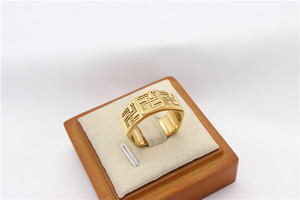 2025 Hot New Foreign Trade Schmuck Großhandel Europäische und amerikanische personal isierte <span class=keywords><strong>Retro</strong></span> Titan Stahlring für Männer und Frauen - Product Image 6