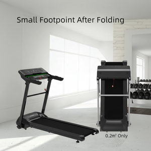 <span class=keywords><strong>Tapis</strong></span> roulant électrique pliable pour usage domestique <span class=keywords><strong>avec</strong></span> écran LED, fonction d'inclinaison automatique, <span class=keywords><strong>moteur</strong></span> DC2.0HP, vitesse <span class=keywords><strong>de</strong></span> 1,0 à 16,0 km/h, capacité <span class=keywords><strong>de</strong></span> 120 kg - Product Image 4