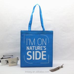 Bolsa de compras no tejida promocional con logotipo personalizado de reciclaje de diferentes colores - Product Image 4