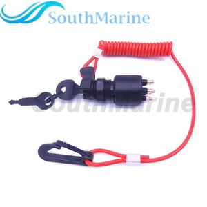 175974 5005801 Interrupteur d'allumage et ensemble de clés avec cordon pour <span class=keywords><strong>moteur</strong></span> hors-bord OMC Johnson <span class=keywords><strong>Evinrude</strong></span> 40-200HP - Product Image 3