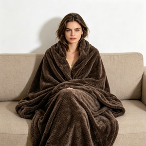 Coperta in pile jacquard a griglia ananas di alta qualità, morbida <span class=keywords><strong>e</strong></span> calda per divano <span class=keywords><strong>e</strong></span> letto - Ingrosso - Product Image 3