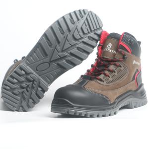 Botas DE SEGURIDAD antideslizantes para trabajo al aire libre, impermeables, para senderismo, de cuero genuino, para trabajo - Product Image 5