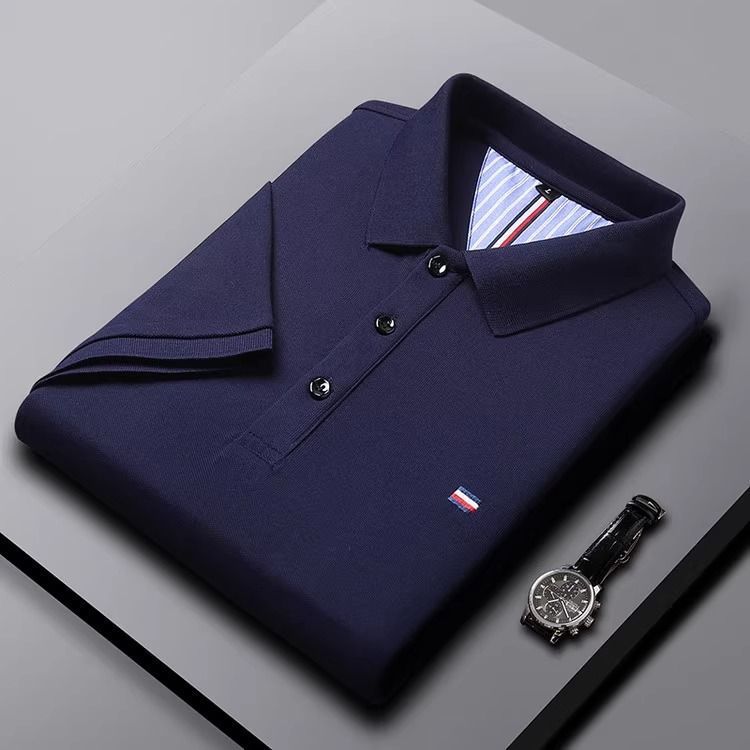 Navy blue-new short-sleeve version
