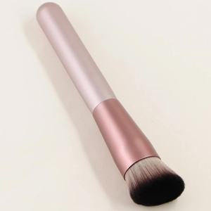 Brocha de maquillaje de alta calidad, personalizada, vegana, base única líquida, parte superior plana, <span class=keywords><strong>Kabuki</strong></span>, Etiqueta Privada - Product Image 5
