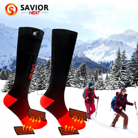 Chaussettes chauffantes électriques de haute qualité pour l'hiver, pour hommes et femmes, pour les pieds, super thermiques, pour les pays éloignés