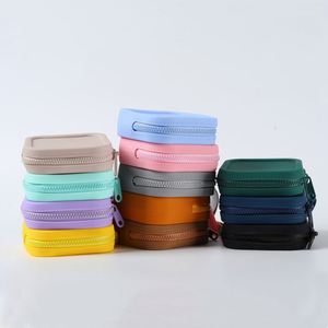 Small square Bag, Change Storage, Silicone Bag, <b>Lipstick</b> Card Bag, Key Charger, Cosmetics Storage Bag - Product Image 2
