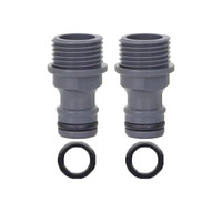 Connecteur rapide mâle G1/2 personnalisé - Adaptateur de raccord pour tuyaux d'eau en PVC Connecteur rapide femelle angulaire