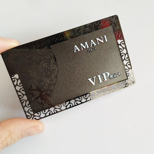 Carta VIP Personalizzata in Acciaio Inox di Lusso, Formato Carta di Credito, Biglietto <span class=keywords><strong>da</strong></span> <span class=keywords><strong>Visita</strong></span> in Metallo Inciso per Pubblicità - Product Image 1
