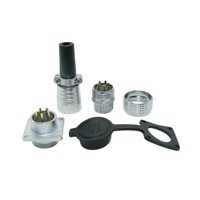 Adaptateur PLS20, prise femelle carrée, fiche mâle, 2, 3, 4, 5, 7, 8, 9, 10, 12, 14 broches, prise d'aviation, connecteur circulaire