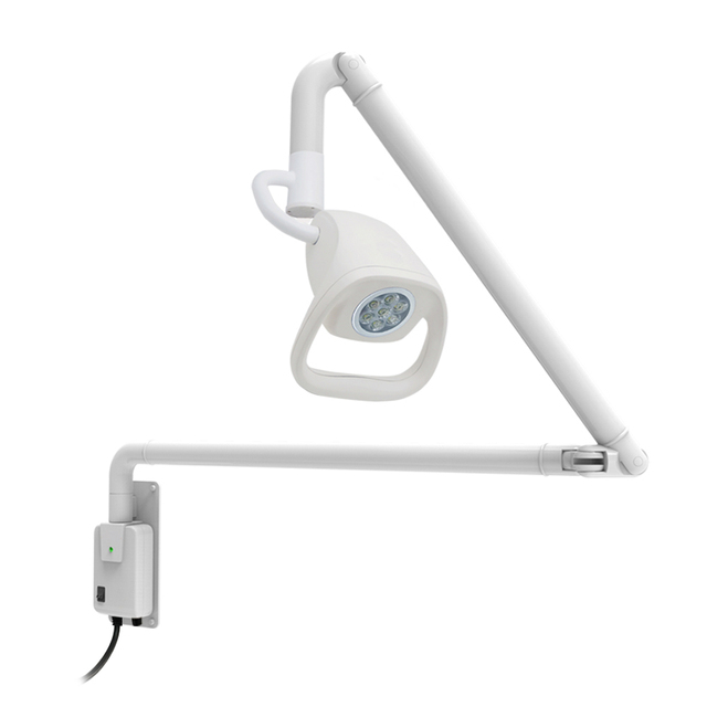 MT MEDICAL Wall Mount LED Exam Light Flexible Multi-Joint Arm Compact Space-Saving Medical Lamp