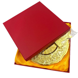 Premios de placa de aleación de zinc de lujo con soportes dorados Tamaño y colores personalizados Equipo deportivo Placa en blanco personalizada Premios Recuerdo - Product Image 2