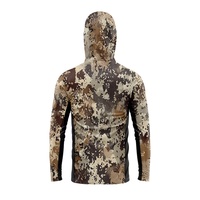 Vêtements de pêche performants Protection UV Respirant Camouflage Chemises de pêche et de chasse avec trous d'aération Vêtements de pêche