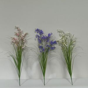Ramo de Flores Artificiales de <span class=keywords><strong>Campanula</strong></span> en Maceta, Duradero, Ecológico, Accesorios para Espectáculos de Danza, Decoración para Hoteles y Eventos - Product Image 4